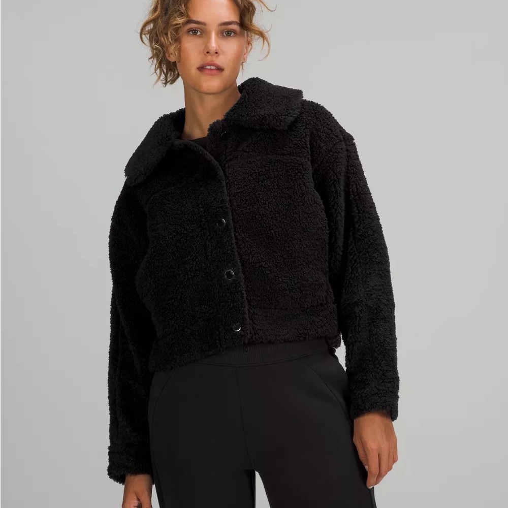 lululemon athletica Black Teddy Jacket